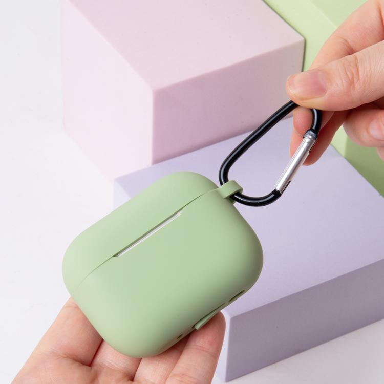 For AirPods Pro 3 2.0mm Silicone Earphone Protective Cover with Hook(Deep Purple) - For AirPods Pro 3 by buy2fix | Online Shopping UK | buy2fix