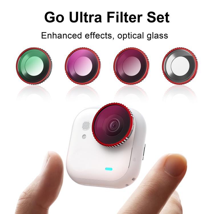 For Insta360 GO Ultra STARTRC Camera Lens Filter, Filter:4 in 1 ND32/64 UV CPL - Len Accessories by STARTRC | Online Shopping UK | buy2fix
