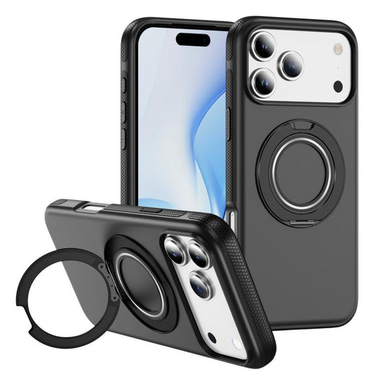 For iPhone 17 Pro Gear Holder C MagSafe Phone Case(Black) - iPhone 17 Pro Cases by buy2fix | Online Shopping UK | buy2fix