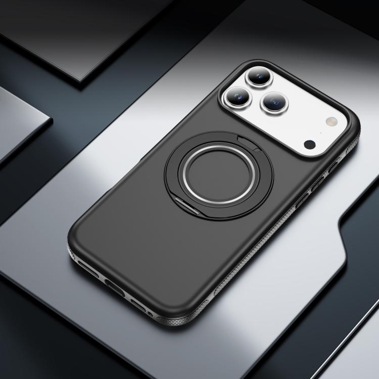 For iPhone 17 Pro Gear Holder C MagSafe Phone Case(Black) - iPhone 17 Pro Cases by buy2fix | Online Shopping UK | buy2fix