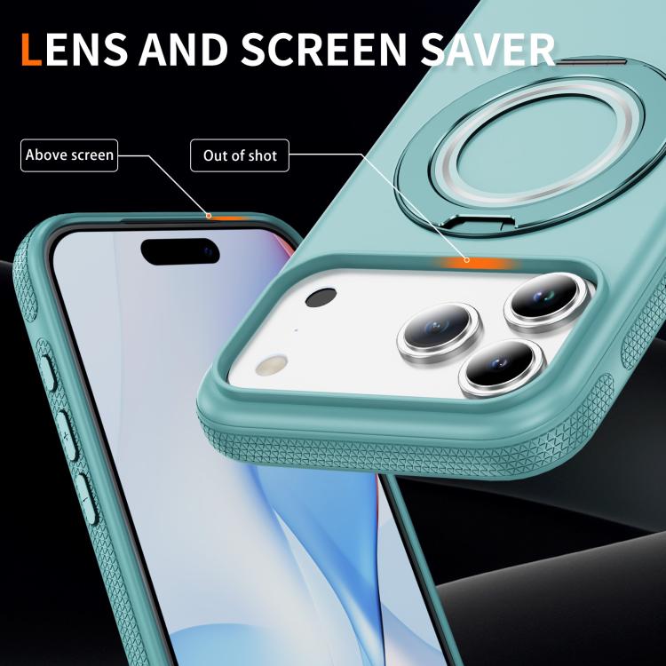 For iPhone 17 Pro Gear Holder C MagSafe Phone Case(Light Blue) - iPhone 17 Pro Cases by buy2fix | Online Shopping UK | buy2fix