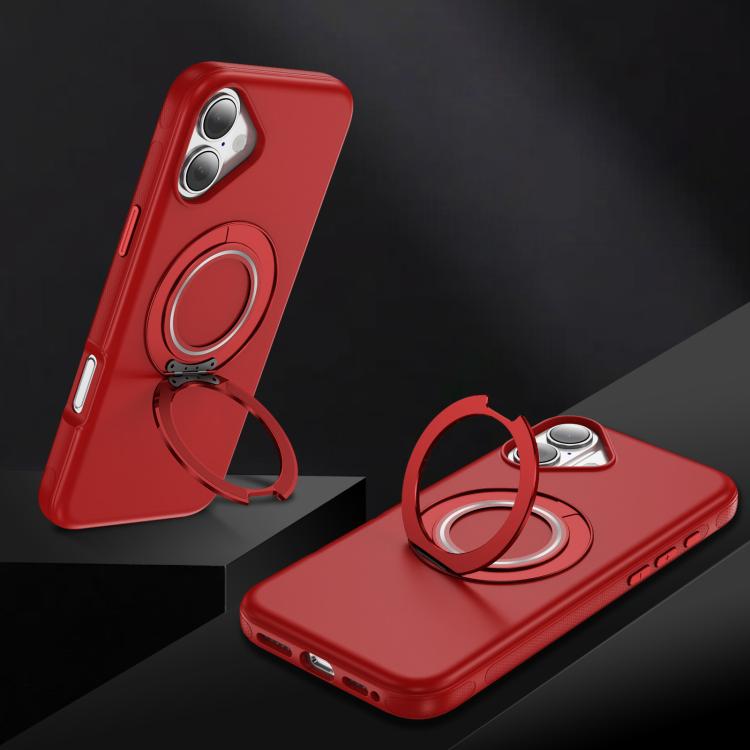For iPhone 17 Gear Holder C MagSafe Phone Case(Red) - iPhone 17 Cases by buy2fix | Online Shopping UK | buy2fix