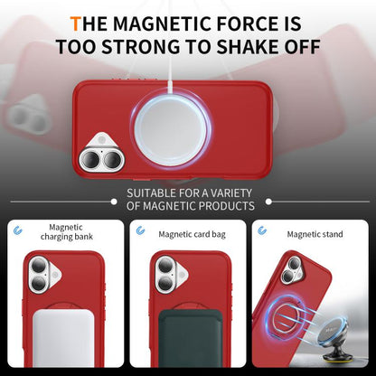 For iPhone 17 Gear Holder C MagSafe Phone Case(Red) - iPhone 17 Cases by buy2fix | Online Shopping UK | buy2fix