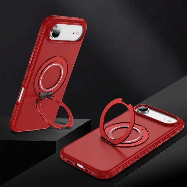 For iPhone Air Gear Holder C MagSafe Phone Case(Red) - iPhone Air Cases by buy2fix | Online Shopping UK | buy2fix