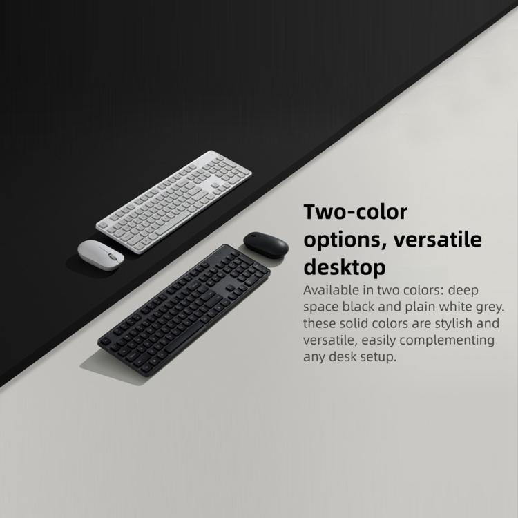 Original Xiaomi 2.4GHz Wireless Keyboard & Mouse Set 3(Black) - Wireless Keyboard by Xiaomi | Online Shopping UK | buy2fix