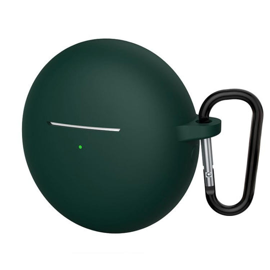 For Huawei FreeBuds 7i One-piece Wireless Earphone Silicone Protective Case(Dark Green)