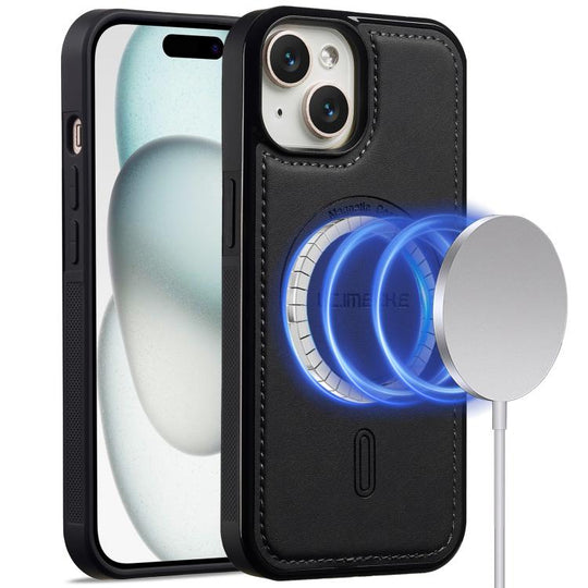 For iPhone 13 mini LC.IMEEKE L6 Series MagSafe Magnetic Phone Case(Black)