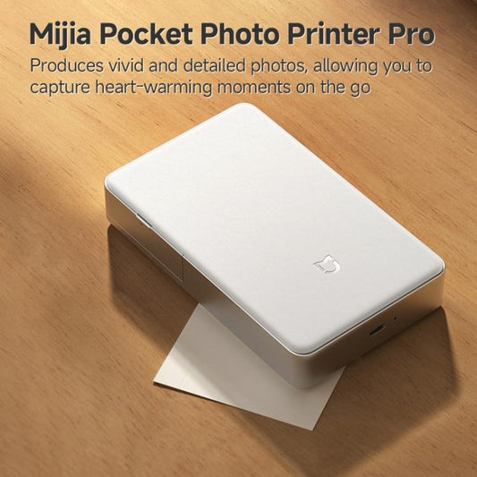 Original Xiaomi Mijia Pocket Photo Printer Pro(White Silver) - Photo Printers by Xiaomi | Online Shopping UK | buy2fix