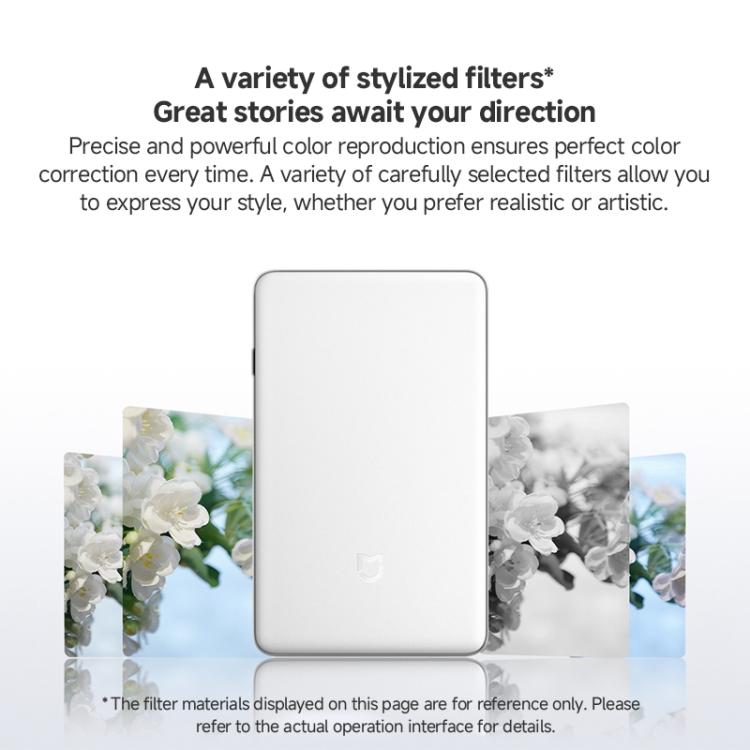 Original Xiaomi Mijia Pocket Photo Printer Pro(White Silver) - Photo Printers by Xiaomi | Online Shopping UK | buy2fix