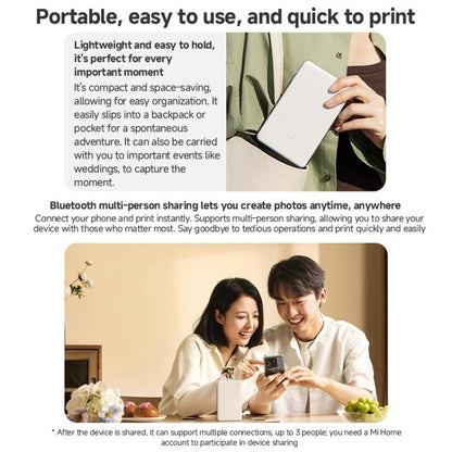 Original Xiaomi Mijia Pocket Photo Printer Pro(White Silver) - Photo Printers by Xiaomi | Online Shopping UK | buy2fix