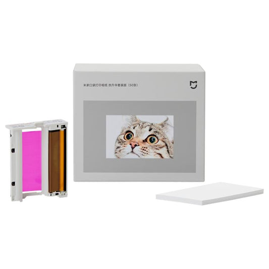50pcs Original Xiaomi Mijia Pocket Printing Photo Paper - Parts by Xiaomi | Online Shopping UK | buy2fix