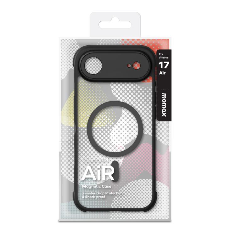For iPhone Air MOMAX Airbag Shockproof MagSafe Phone Case(Black) - iPhone Air Cases by MOMAX | Online Shopping UK | buy2fix