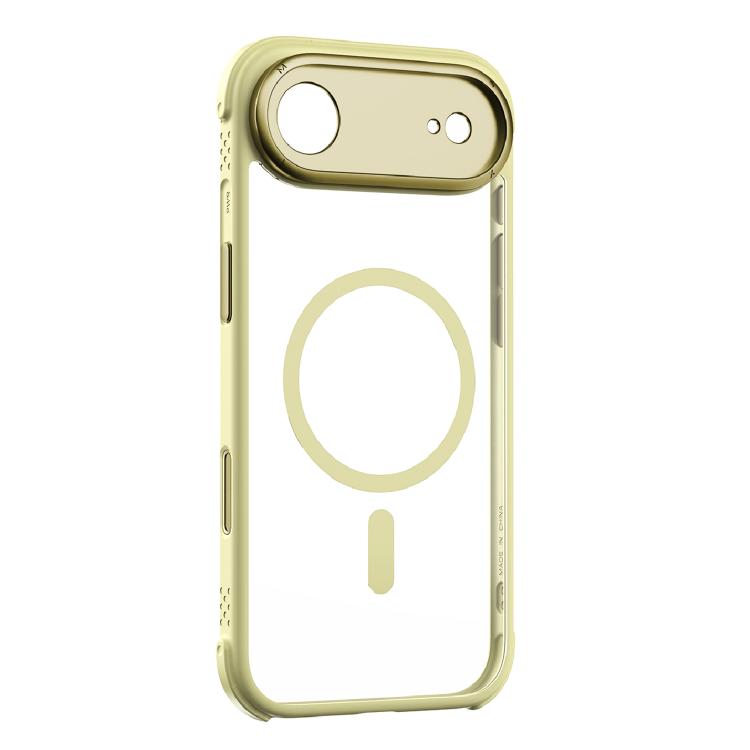 For iPhone Air MOMAX Airbag Shockproof MagSafe Phone Case(Yellow) - iPhone Air Cases by MOMAX | Online Shopping UK | buy2fix