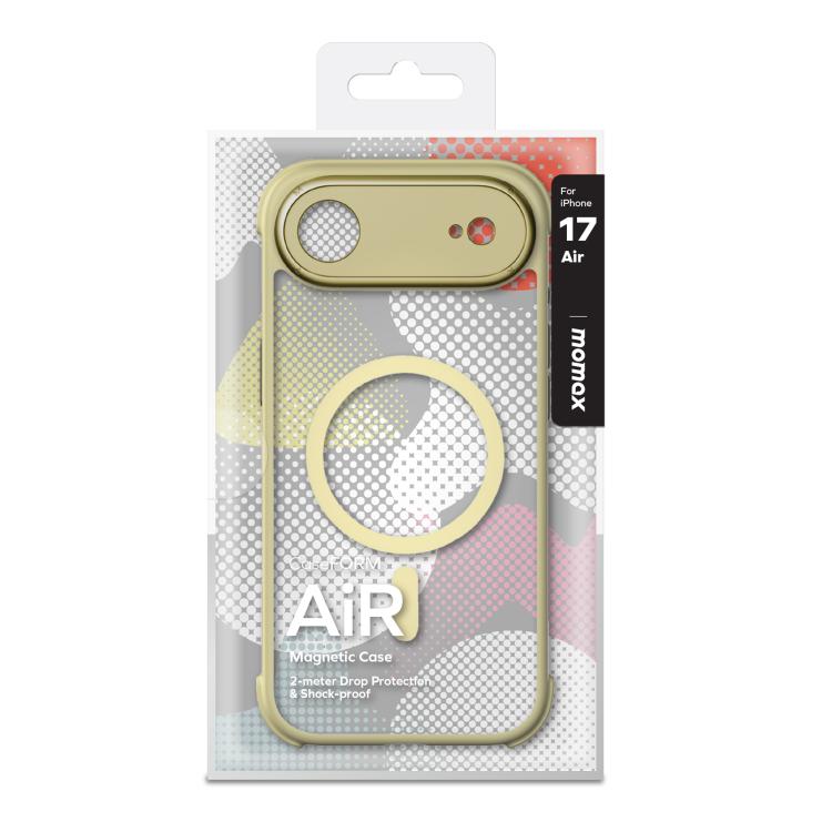 For iPhone Air MOMAX Airbag Shockproof MagSafe Phone Case(Yellow) - iPhone Air Cases by MOMAX | Online Shopping UK | buy2fix