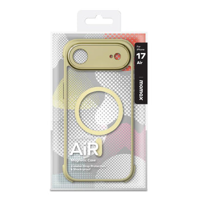 For iPhone Air MOMAX Airbag Shockproof MagSafe Phone Case(Yellow) - iPhone Air Cases by MOMAX | Online Shopping UK | buy2fix