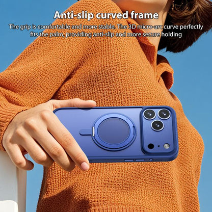 For iPhone Air MOMAX Magsafe Magnetic Metal Rotating Holder Phone Case(Black) - iPhone Air Cases by MOMAX | Online Shopping UK | buy2fix