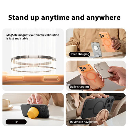 For iPhone Air MOMAX Ultra-thin Magnetic MagSafe PC Phone Case(Transparent Black) - iPhone Air Cases by MOMAX | Online Shopping UK | buy2fix