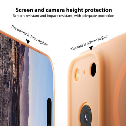 For iPhone Air MOMAX Ultra-thin Magnetic MagSafe PC Phone Case(Transparent Yellow) - iPhone Air Cases by MOMAX | Online Shopping UK | buy2fix