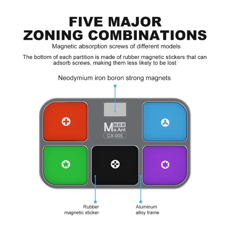 MaAnt CX-005 Screw Magnetic Flare Storage Board for Electronic Equipment Repair - Magnetic Screws Mat by MaAnt | Online Shopping UK | buy2fix