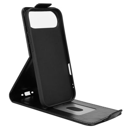 For iPhone Air Magnetic Vertical Flip Leather Phone Case with Buckle(Black) - iPhone Air Cases by buy2fix | Online Shopping UK | buy2fix