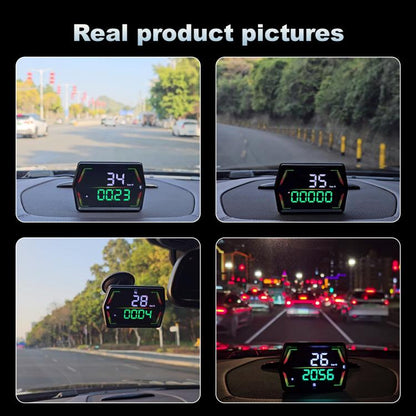 G21 Car HD Display GPS Speedometer Car OBD Meter Display Head-Up Display with Suction Cup Holder(Black) - Head Up Display System by buy2fix | Online Shopping UK | buy2fix