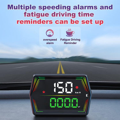 G21 Car HD Display GPS Speedometer Car OBD Meter Display Head-Up Display with Suction Cup Holder(Black) - Head Up Display System by buy2fix | Online Shopping UK | buy2fix