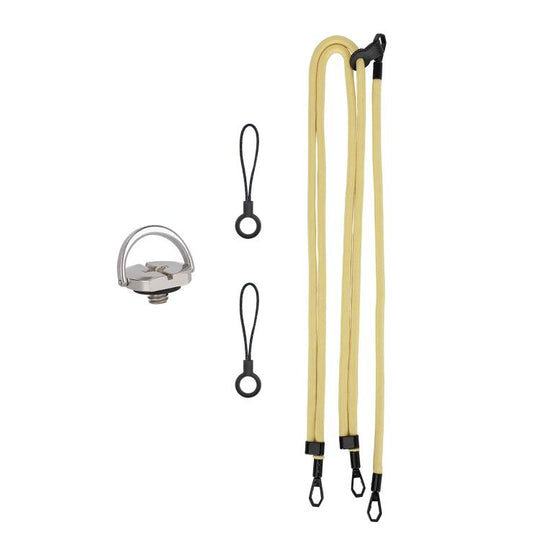 For DJI OSMO Pocket 3 Sunnylife Neck Crossbody Strap Hanging Sling Hands-free Anti-fall Rope 1/4 Screw Neck Lanyard Shoulder Strap(Yellow)