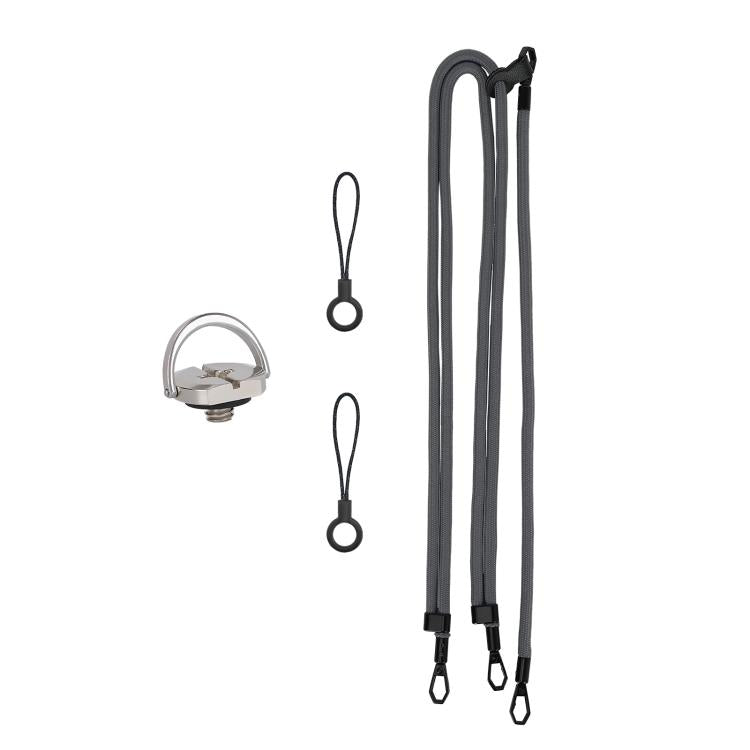 For DJI OSMO Pocket 3 Sunnylife Neck Crossbody Strap Hanging Sling Hands-free Anti-fall Rope 1/4 Screw Neck Lanyard Shoulder Strap(Dark Grey) - Other Accessories by Sunnylife | Online Shopping UK | buy2fix