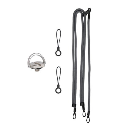 For DJI OSMO Pocket 3 Sunnylife Neck Crossbody Strap Hanging Sling Hands-free Anti-fall Rope 1/4 Screw Neck Lanyard Shoulder Strap(Dark Grey) - Other Accessories by Sunnylife | Online Shopping UK | buy2fix