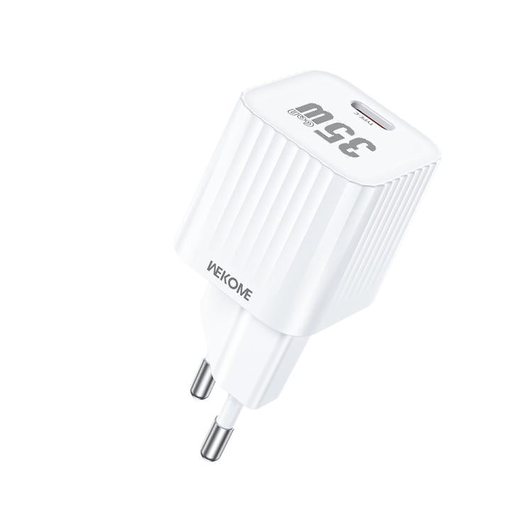 WK WP-U13 Cinsuy Speed PD35W Type-C Fast Charger, Plug:EU Plug(White) - USB Charger by WK | Online Shopping UK | buy2fix