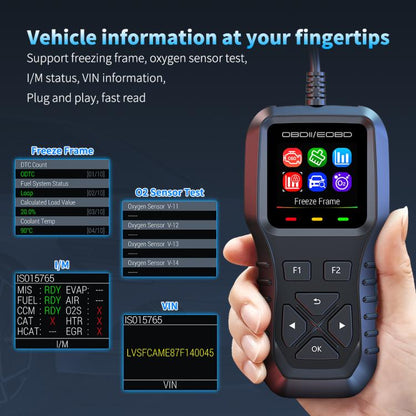 K1 Car OBDII Diagnostic Tool Smart Engine Fault Detector(Grey Black) - Code Readers & Scan Tools by buy2fix | Online Shopping UK | buy2fix