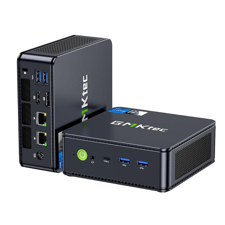 GMKtec NucBox K7 PLUS Mini PC, 32GB RAM + 1TB SSD, 13th Gen Intel Core i7 13620H, Windows 11 Pro, WiFi, BT, HDTV, DisplayPort(UK Plug Black) - Barebone Mini PCs by GMKtec | Online Shopping UK | buy2fix