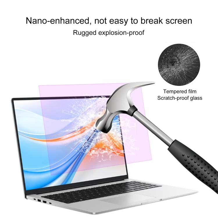 For Honor Magicbook X14 Plus 14 2025 2pcs 9H Anti-Blue Light Tempered Glass Film - Screen Protection Film by buy2fix | Online Shopping UK | buy2fix