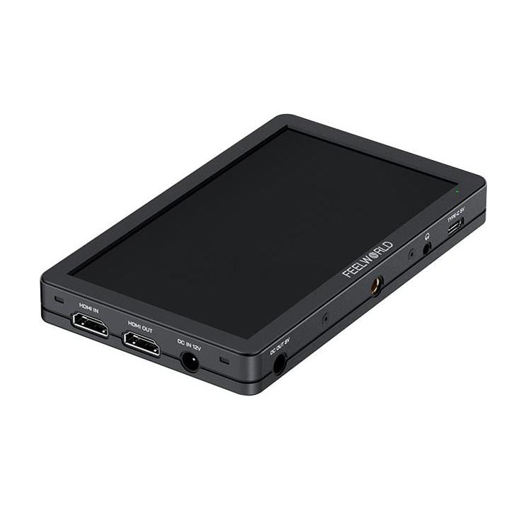 FEELWORLD T6 6 inch Camera Field Video Monitor Aluminium Housing 4K HDMI-compatible 1920x1080 IPS(Black) - On-camera Monitors by FEELWORLD | Online Shopping UK | buy2fix