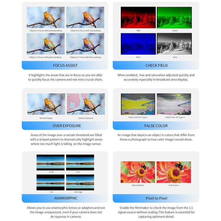 FEELWORLD FW568 Pro 6-inch 1200nit High Bright Camera DSLR Monitor 4K HDMI 60Hz IPS Screen(Black) - On-camera Monitors by FEELWORLD | Online Shopping UK | buy2fix