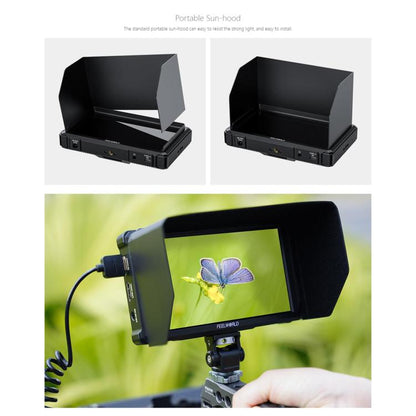 FEELWORLD FW568 Pro 6-inch 1200nit High Bright Camera DSLR Monitor 4K HDMI 60Hz IPS Screen(Black) - On-camera Monitors by FEELWORLD | Online Shopping UK | buy2fix