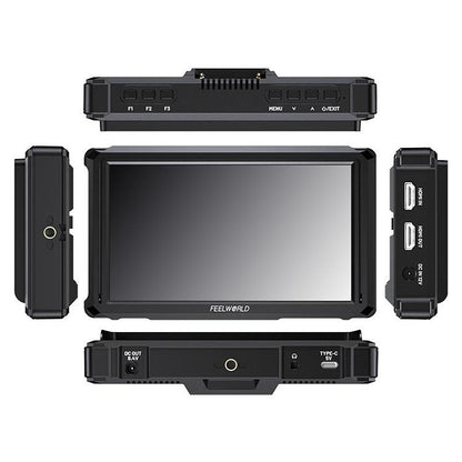 FEELWORLD FW568 Pro 6-inch 1200nit High Bright Camera DSLR Monitor 4K HDMI 60Hz IPS Screen(Black) - On-camera Monitors by FEELWORLD | Online Shopping UK | buy2fix