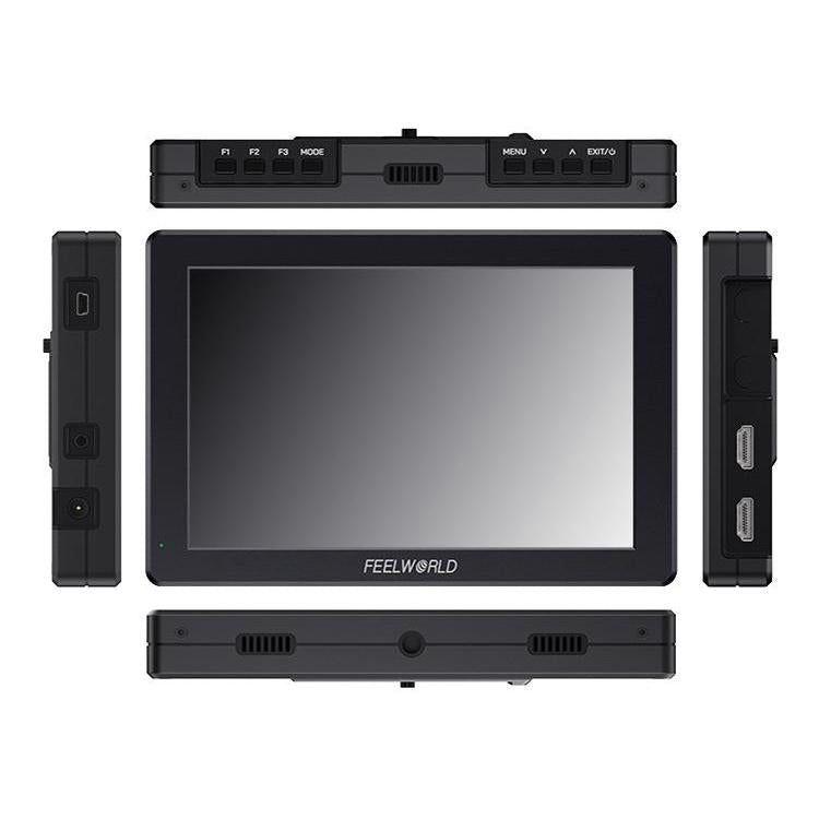 FEELWORLD T7 Pro 7-inch 2000nit Camera Field Video Monitor Aluminium Housing 4K 1920 x 1200 HDMI-compatible IPS Screen(Black) - On-camera Monitors by FEELWORLD | Online Shopping UK | buy2fix
