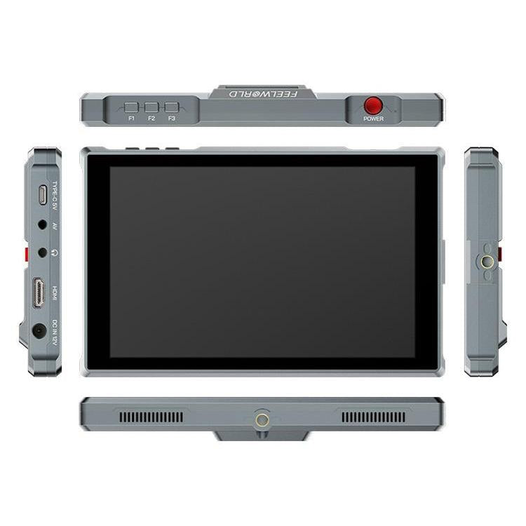 FEELWORLD FW759 Pro 7-inch Touch Screen Camera Field Video Monitor 4K HDMI-compatible 1280 x 800 IPS Screen(Black) - On-camera Monitors by FEELWORLD | Online Shopping UK | buy2fix