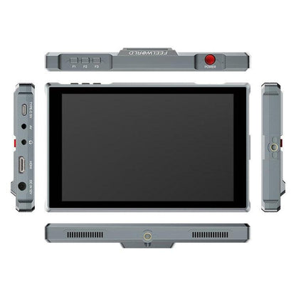 FEELWORLD FW759 Pro 7-inch Touch Screen Camera Field Video Monitor 4K HDMI-compatible 1280 x 800 IPS Screen(Black) - On-camera Monitors by FEELWORLD | Online Shopping UK | buy2fix