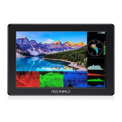 FEELWORLD T7S Pro 7-inch 2000nit High Brightness Filed Camera Video Monitor 3G SDI 4K 60Hz HDMI-compatible 1920 x 1200 IPS Screen(Black) - On-camera Monitors by FEELWORLD | Online Shopping UK | buy2fix