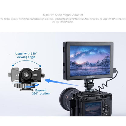 FEELWORLD T7S Pro 7-inch 2000nit High Brightness Filed Camera Video Monitor 3G SDI 4K 60Hz HDMI-compatible 1920 x 1200 IPS Screen(Black) - On-camera Monitors by FEELWORLD | Online Shopping UK | buy2fix