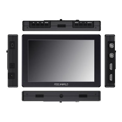 FEELWORLD T7S Pro 7-inch 2000nit High Brightness Filed Camera Video Monitor 3G SDI 4K 60Hz HDMI-compatible 1920 x 1200 IPS Screen(Black) - On-camera Monitors by FEELWORLD | Online Shopping UK | buy2fix