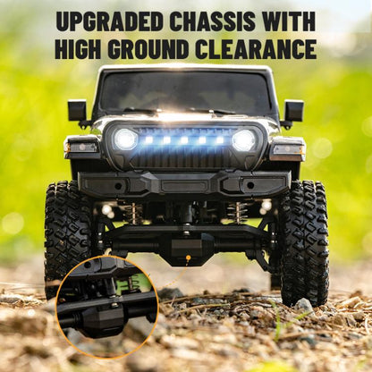 JJR/C C8801 Pro Black Warrior Edition Wrangler Simulation Climbing Remote Control Car(Black) - RC Cars by JJR/C | Online Shopping UK | buy2fix