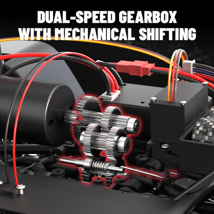 JJR/C C8801 Pro Black Warrior Edition Wrangler Simulation Climbing Remote Control Car(Black) - RC Cars by JJR/C | Online Shopping UK | buy2fix