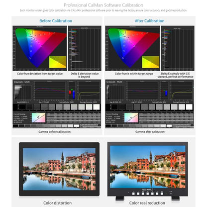 FEELWORLD FVM215-1000 21.5-inch Professional Production Broadcast Monitor High Brightness 1000nit Full HD IPS 4K 60Hz HDMI-compatible 3G-SDI Screen, US Plug(Black) - On-camera Monitors by FEELWORLD | Online Shopping UK | buy2fix