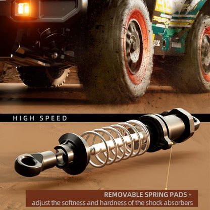 JJR/C C8820 1:18 4WD Carbon Brush Short Truck Off-road Remote Control Car(Purple) - RC Cars by JJR/C | Online Shopping UK | buy2fix