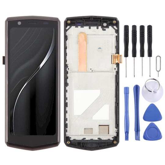 For Cubot Pocket 3 LCD Screen Digitizer Full Assembly with Frame