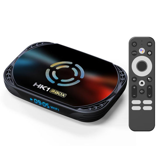 HK1 RBOX X50 Android 14 Smart TV Box with Remote Control, 4GB+32GB, Amlogic S905A Quad-Core(US Plug)
