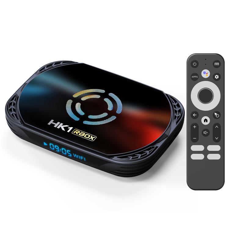 HK1 RBOX X50 Android 14 Smart TV Box with Remote Control, 4GB+64GB, Amlogic S905A Quad-Core(UK Plug) - Amlogic S905 by buy2fix | Online Shopping UK | buy2fix